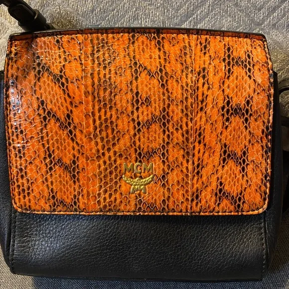 AUTH MCM CROSSBODY BAG - Picture 1 of 11